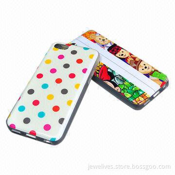 Fashionable TPU Case for iPhone 5C with IMD Craft